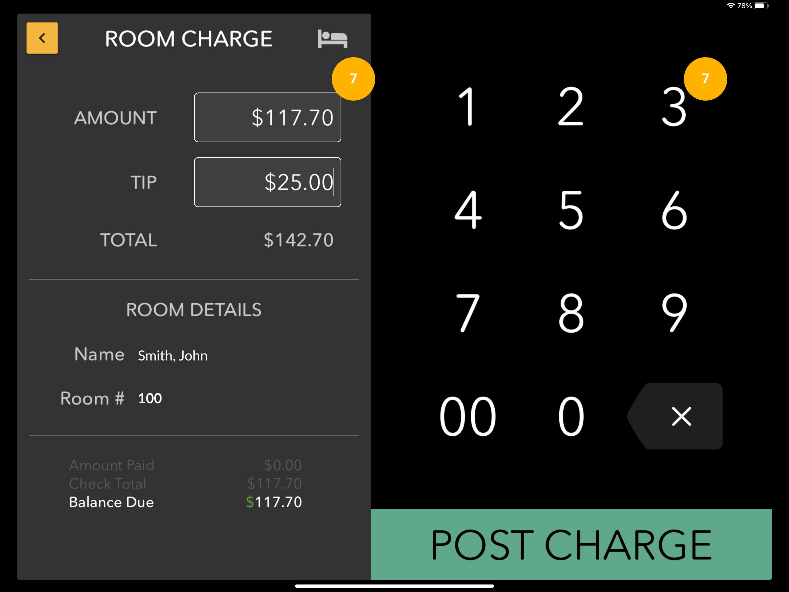 Room Charge Receipts and Posting – SALIDO Resource Center
