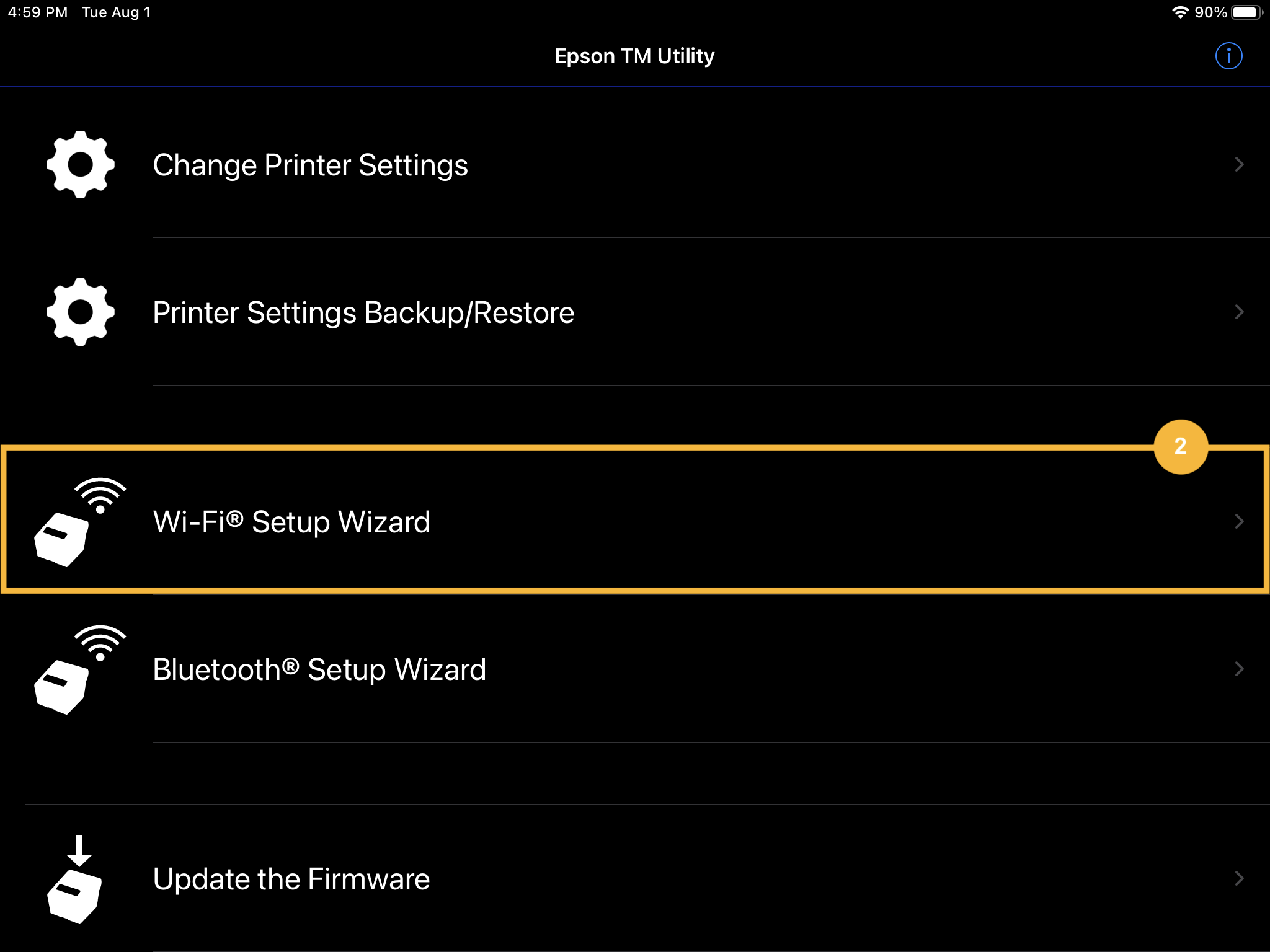 Comment installer et configurer l'imprimante ticket epson TM-M30 en wifi